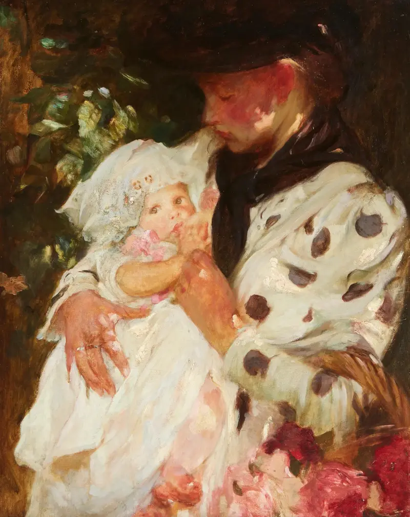Blomsterflickan av James Jebusa Shannon