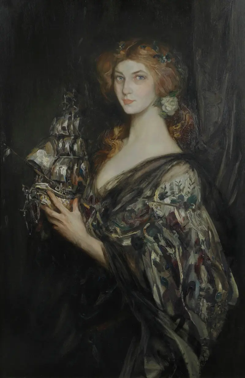 Das silberne Schiff von James Jebusa Shannon
