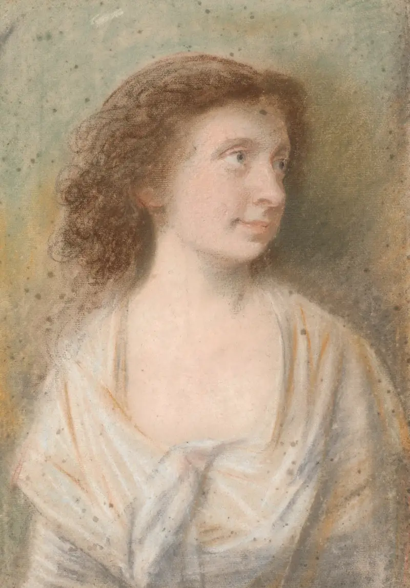 Porträtt av Maria Magdalene Becker av Jens Juel