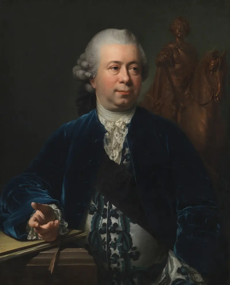 Rzeźbiarz Jacques-François-Joseph Saly, Jens Juel