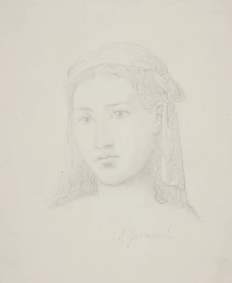 Ženská hlava, Elisabeth Jerichau Baumann
