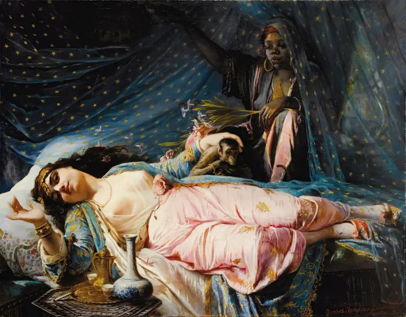 Princess Nazili Hanum av Elisabeth Jerichau Baumann