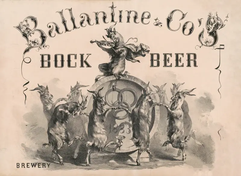 Ballantine & Co’s brewery N[ew York], bock beer av Henry Jerome Schile
