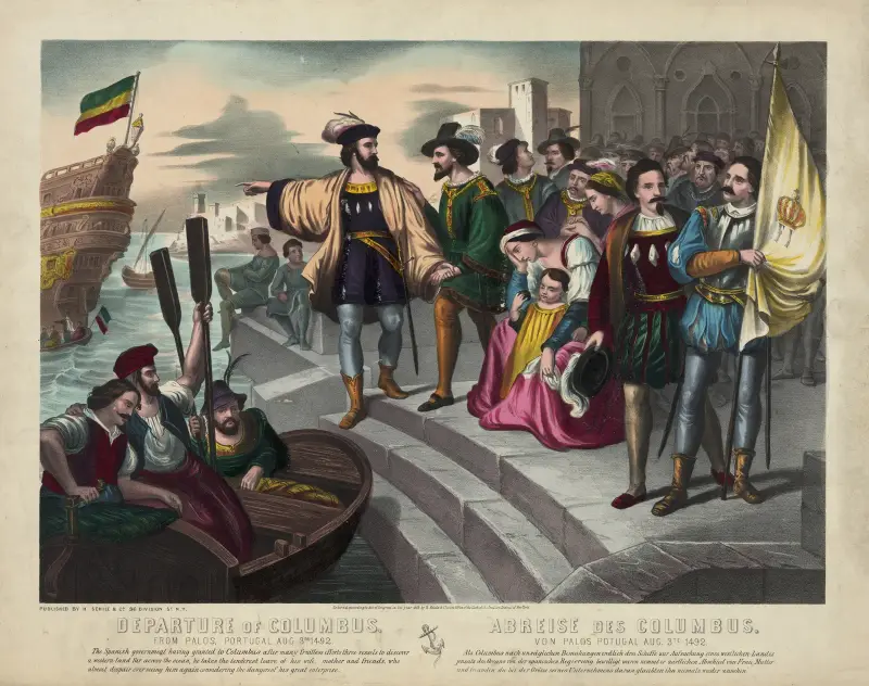 Columbus avresa av Henry Jerome Schile