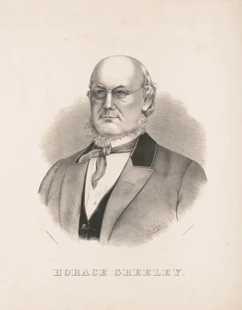 Horace Greeley av Henry Jerome Schile
