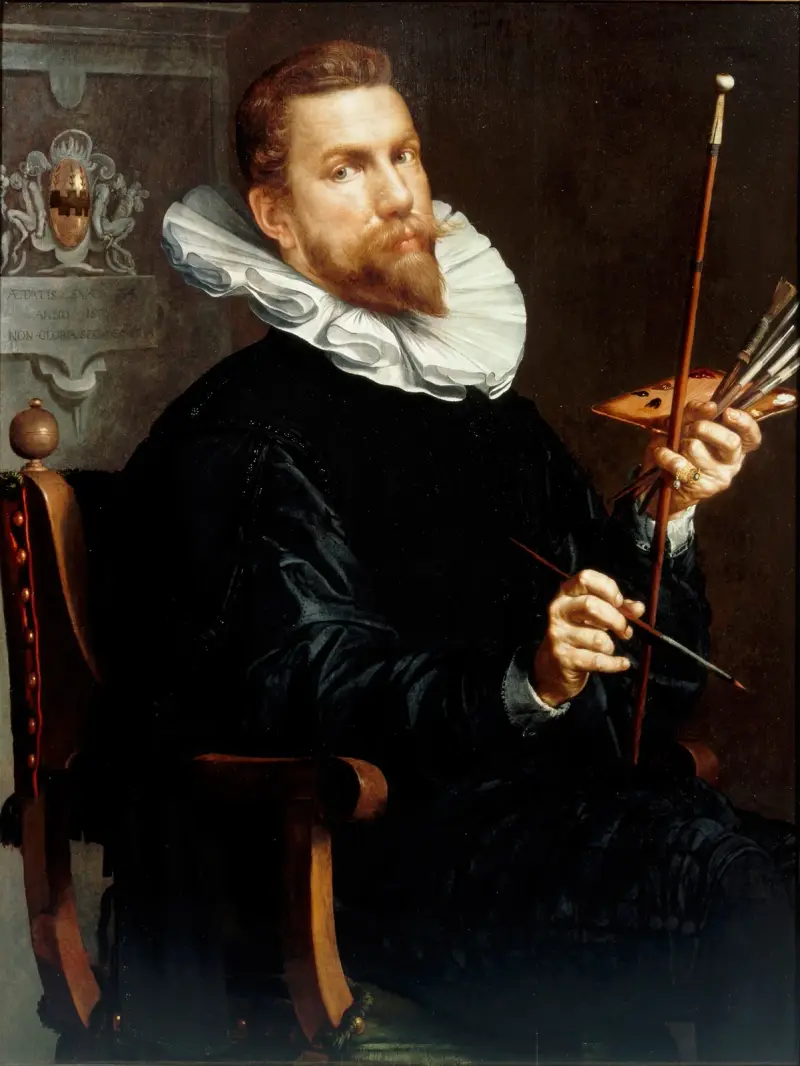 Selbstporträt von Joachim Wtewael