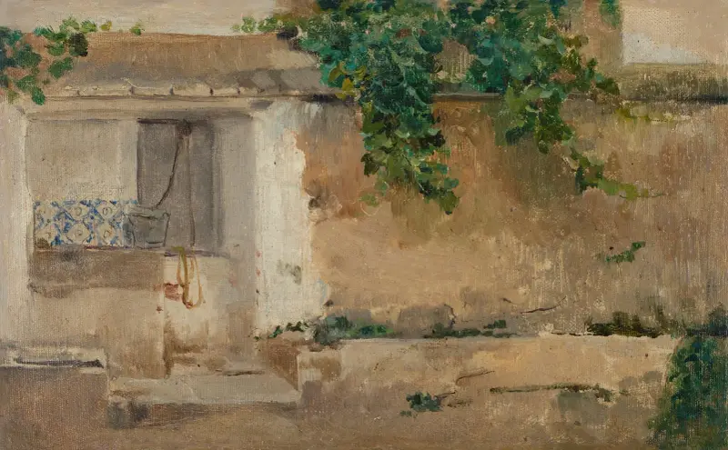 Alquería Valenciana av Joaquín Sorolla