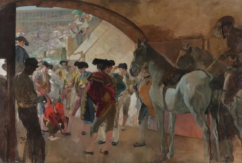 Vor dem Stierkampf von Joaquín Sorolla