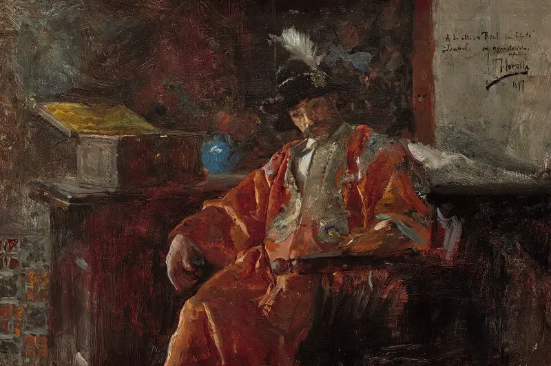 Figura De Un Mercader (Figure Of A Merchant) av Joaquín Sorolla