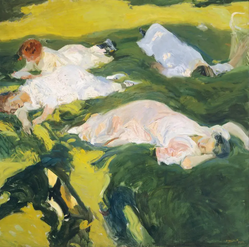 Odpolední spánek, Joaquín Sorolla