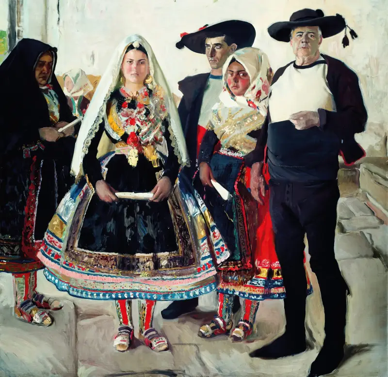 Die Braut von Lagartera von Joaquín Sorolla