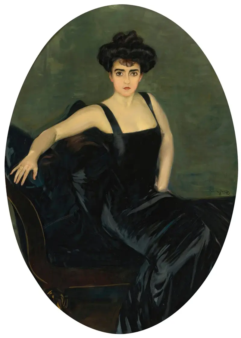 Portrait Of Mrs. Esperanza Conill De Zanetti av Joaquín Sorolla