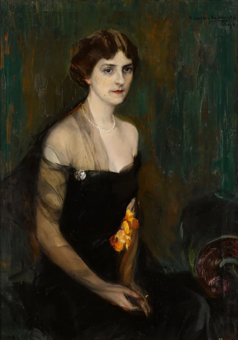 Porträtt av Mrs. Orville E. Babcock av Joaquín Sorolla