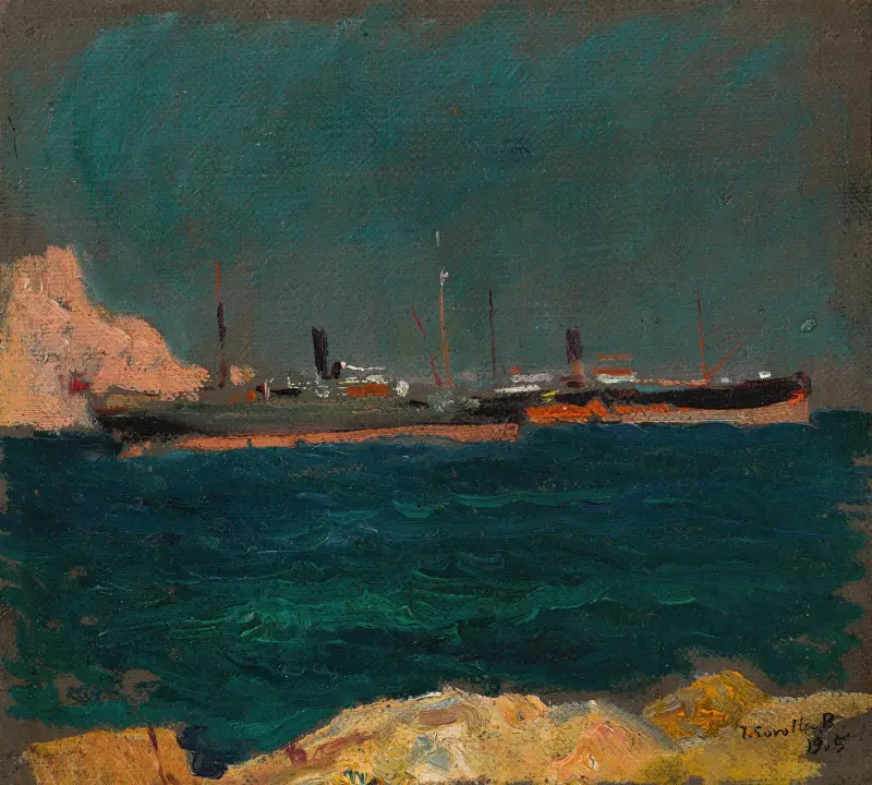 Přístav v Jávea, Joaquín Sorolla