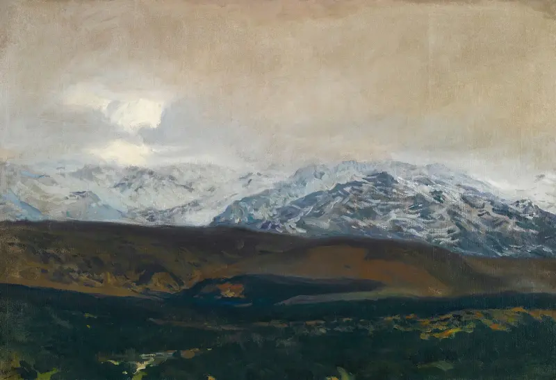 The Sierra De Guadarrama av Joaquín Sorolla