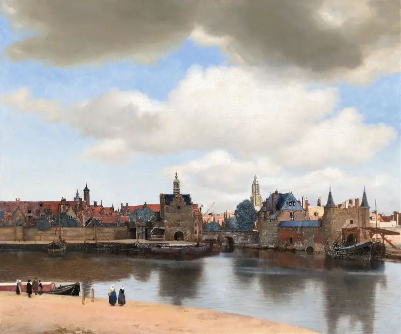 Widok Delft, Johannes Vermeer