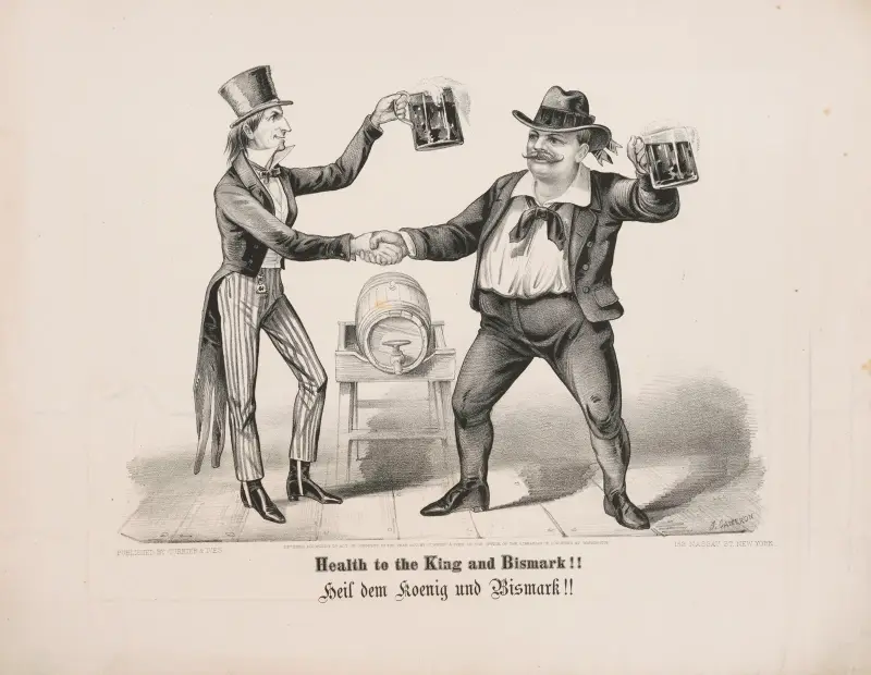 Health to the King and Bismark!! Heil dem Koenig und Bismark!! av John Cameron