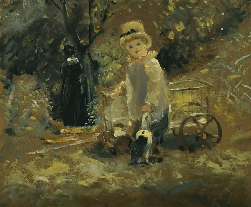 Chlapec s hračkovým vozíkem, John Constable
