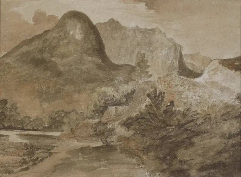 Castle Crag, Borrowdale von John Constable