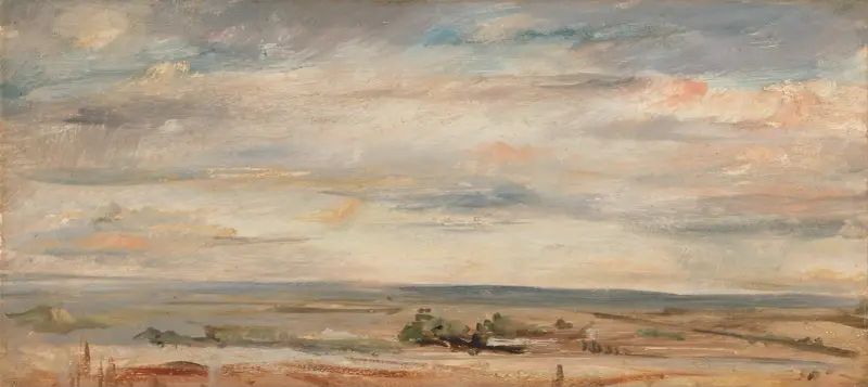Studie oblaku, časné ráno, pohled na východ z Hampsteadu, John Constable