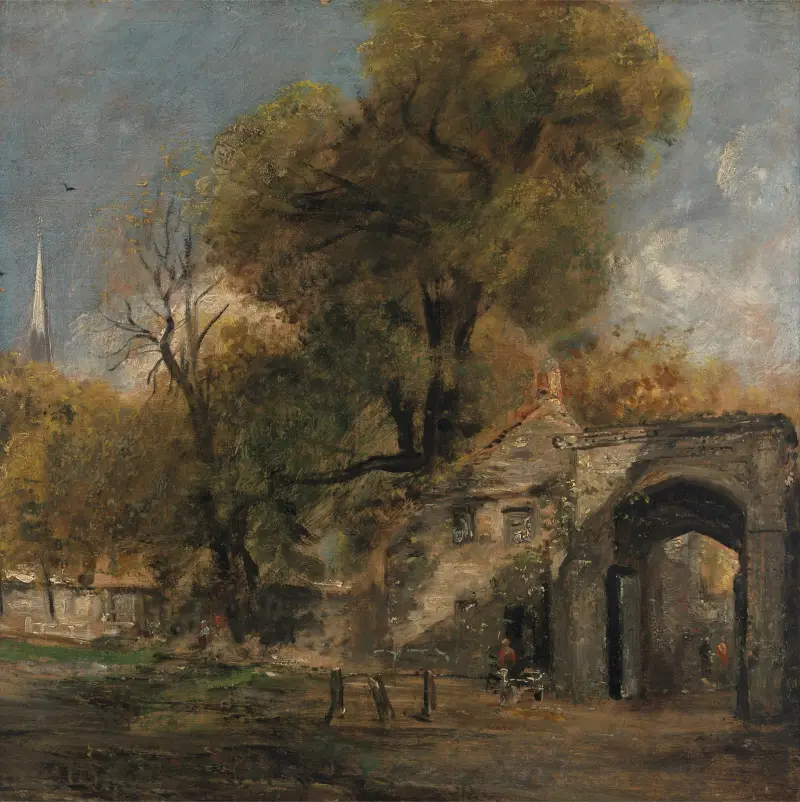 Harnham Gate, Salisbury, John Constable