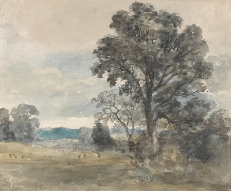 Krajina u East Bergholtu, John Constable