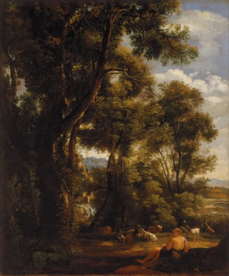 Krajina s pasáčkem a kozami, John Constable