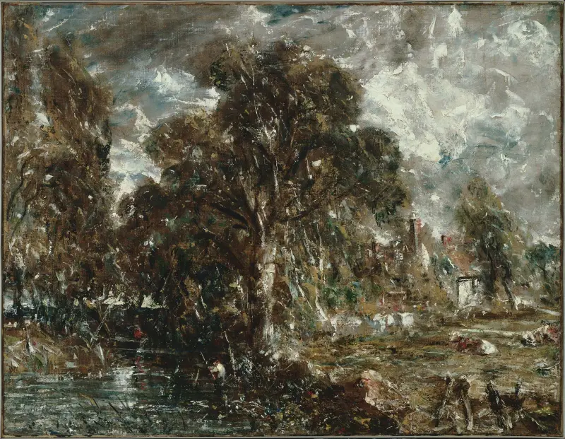 Na řece Stour, John Constable