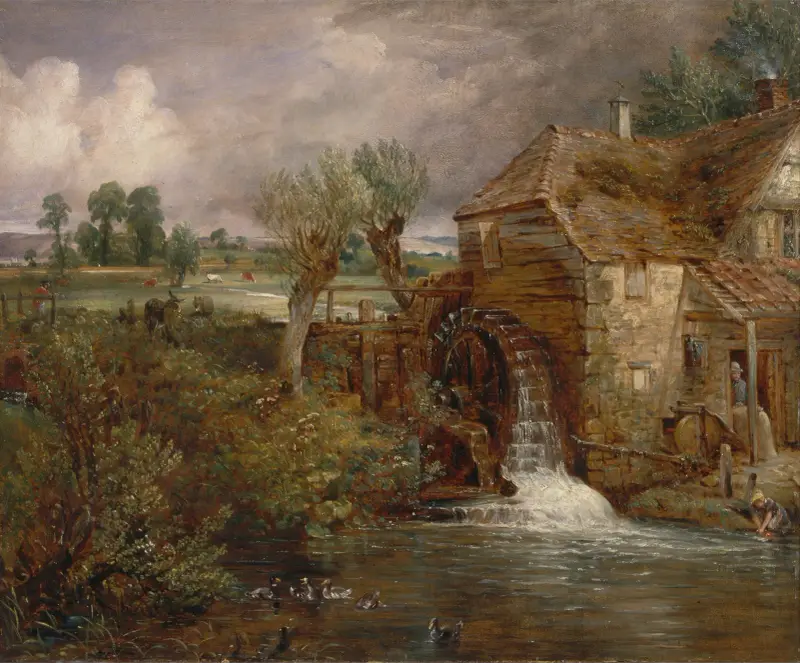 Parham Mill, Gillingham, John Constable