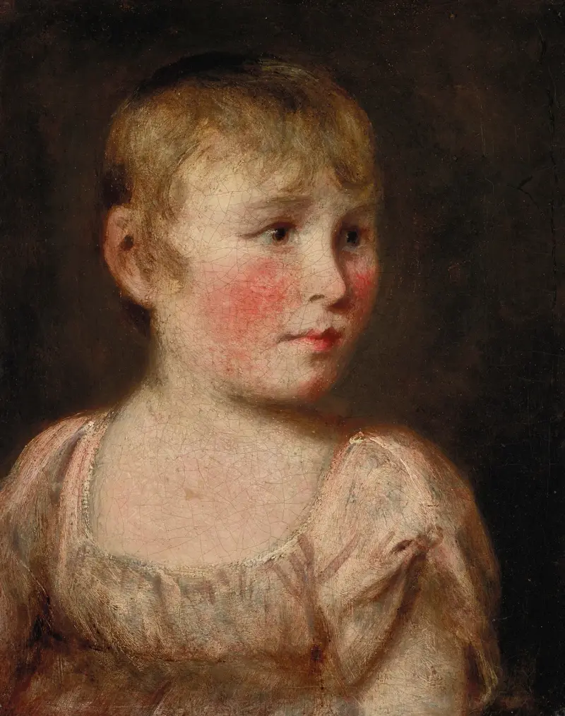 Portrait of Eliza Lewis av John Constable