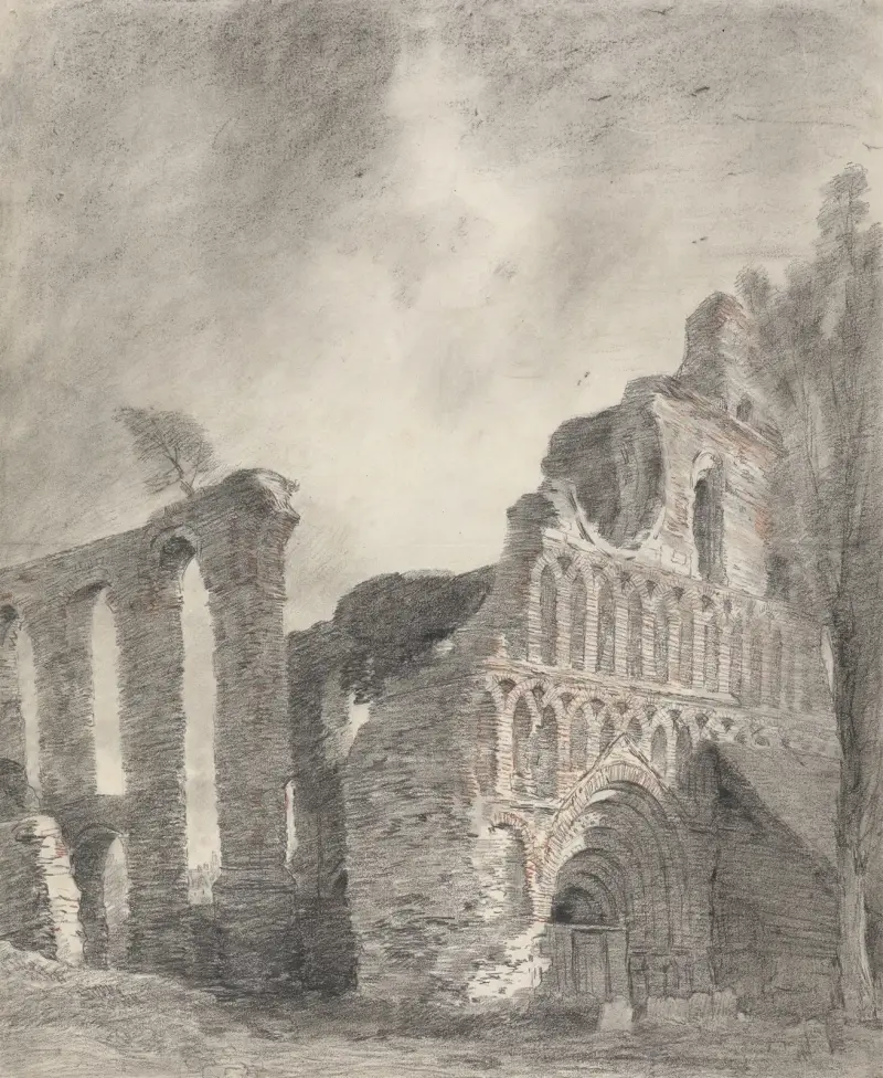 Ruin of St. Botolph’s Priory, Colchester av John Constable