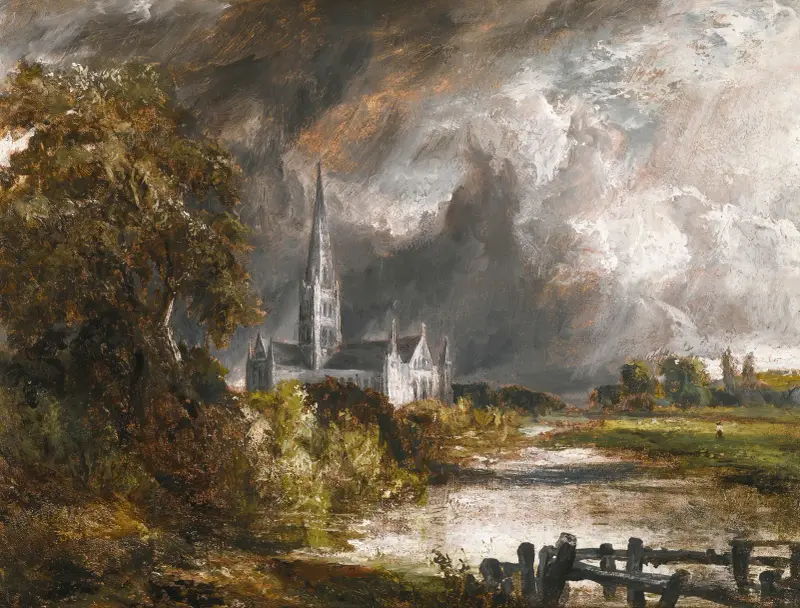 Katedra w Salisbury widziana z łąk – Nr. 1, John Constable