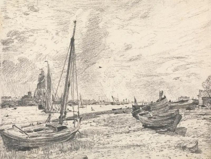 Lodní provoz na Temži, John Constable