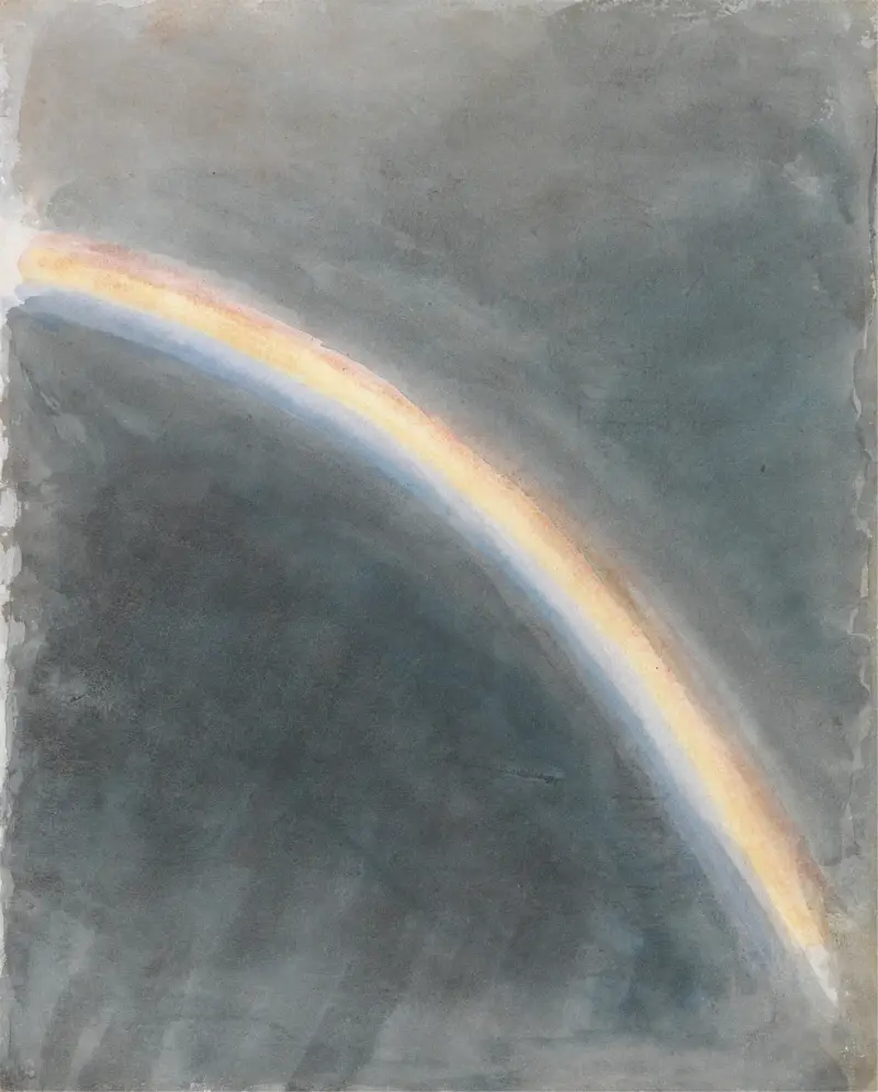 Studie oblohy s duhou, John Constable