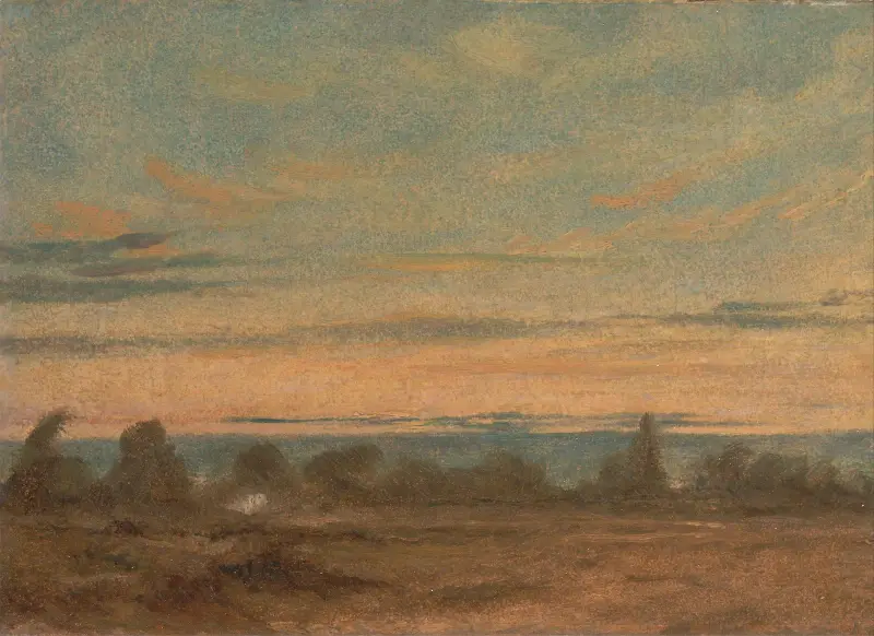 Sommerabend, Landschaft von John Constable