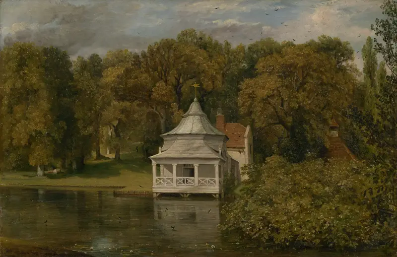 Die Ländereien hinter Alresford Hall von John Constable