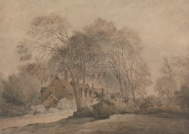 Dom wśród drzew, John Crome