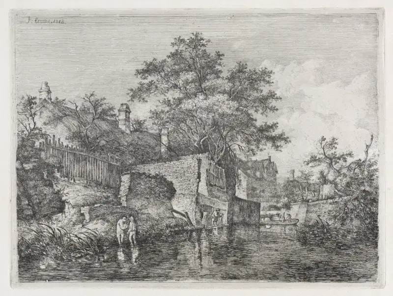 Front of the New Mills av John Crome