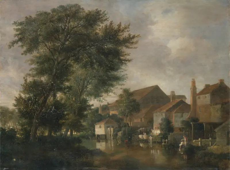 The River Wensum, Norwich av John Crome