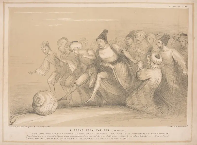 Eine Szene aus Vathek, 1845 – Nr. 1 von John Doyle