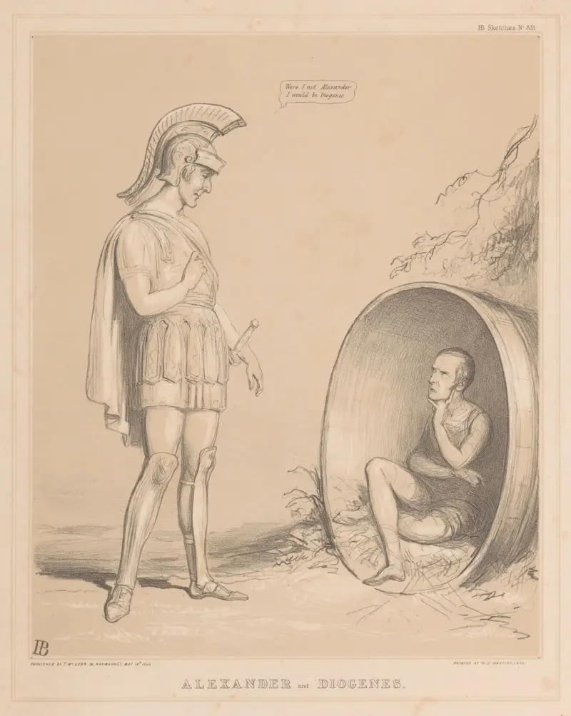 Alexander och Diogenes av John Doyle