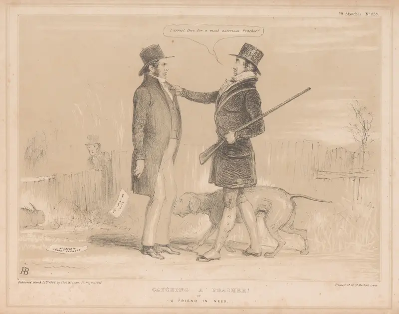 Catching a poacher! or A friend in need av John Doyle
