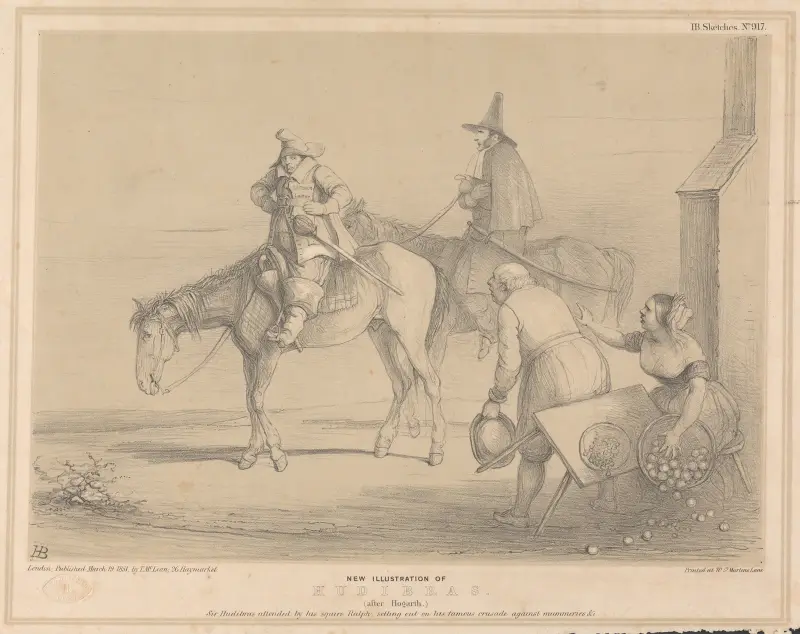 New Illustration of Hudibras av John Doyle