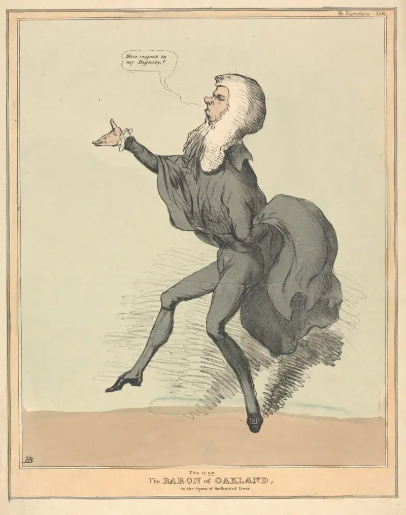 Dies ist NICHT der Baron von Oakland, aus der Oper Der Turm der Gespenster von John Doyle