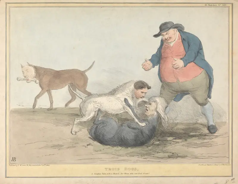 Trois Dogs; a Graphic Tale, with a Moral… for Those Who Can Find It Out! av John Doyle