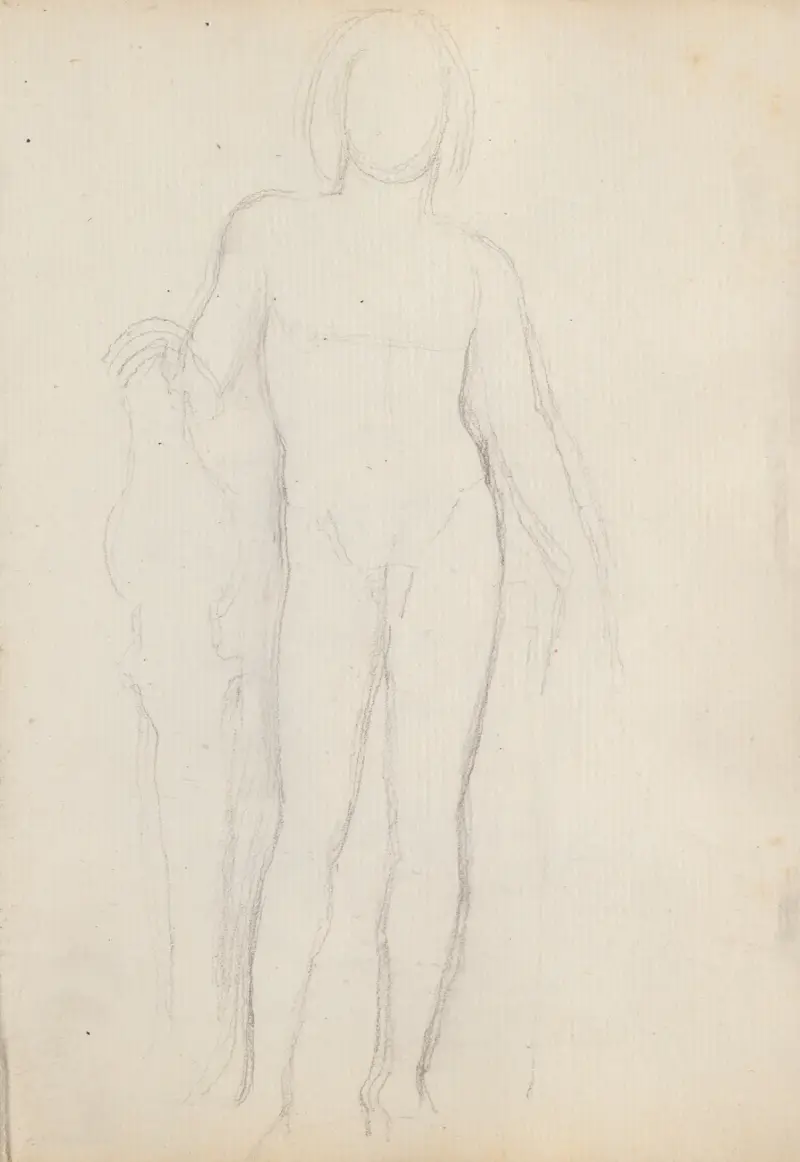 Apollo With the Lyre, Villa Medici, Rome av John Flaxman