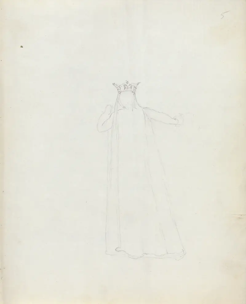 Back View of Mrs. Siddons av John Flaxman