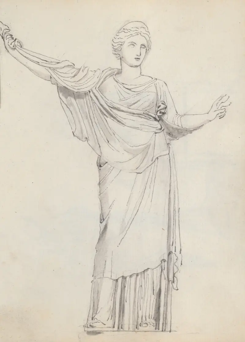Ceres, Palazzo Barberini, Rom av John Flaxman