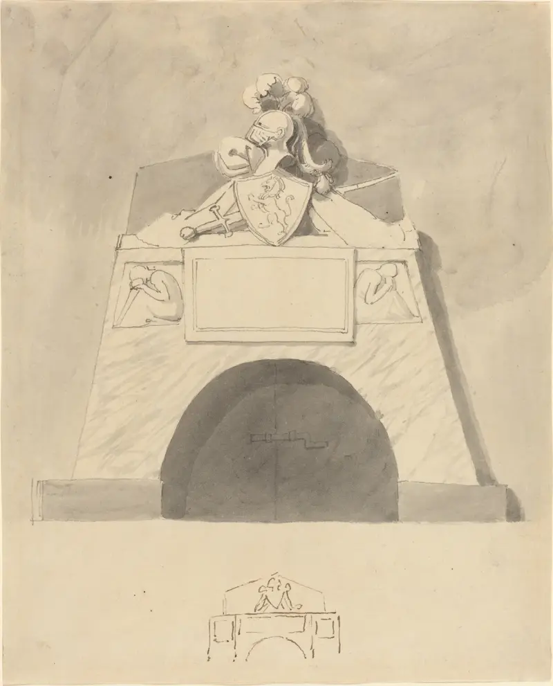 Förslag till monument av John Flaxman