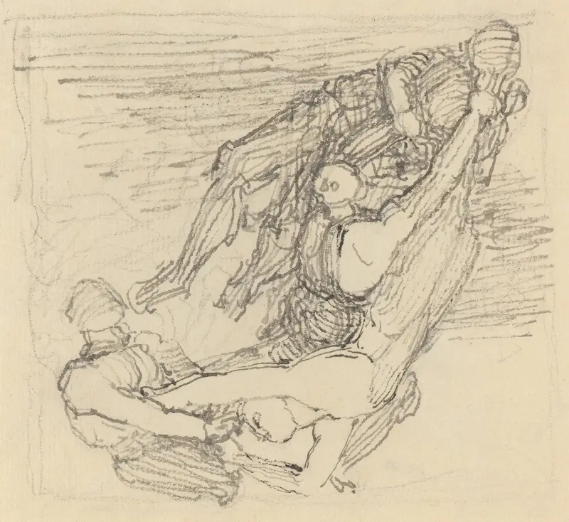 Figur som far genom luften av John Flaxman
